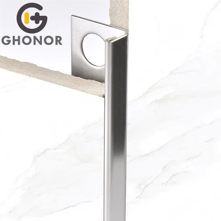 brushed stainless steel tile trim brushed stainless steel tile trim