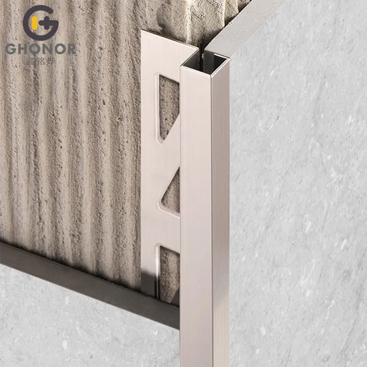 brushed stainless steel tile trim brushed stainless steel tile trim